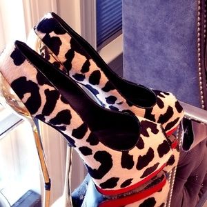 Giuseppe Zanotti Leopard Stilettos